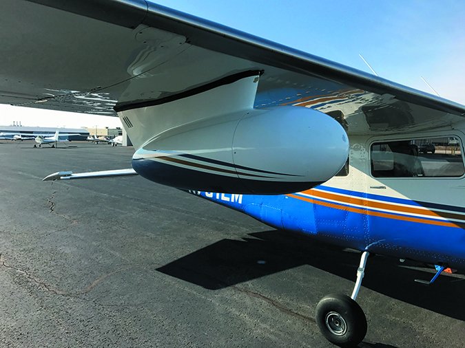 cessna 210 centurion wing mounted radome