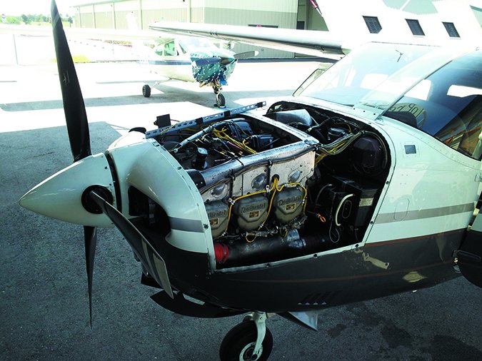 Continental TSIO-550 cowling