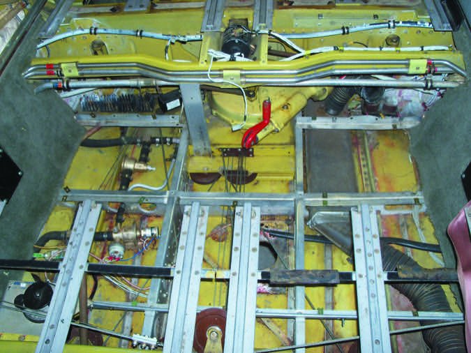 Piper open floor corrosion