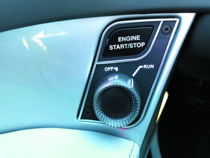 Vision starter button