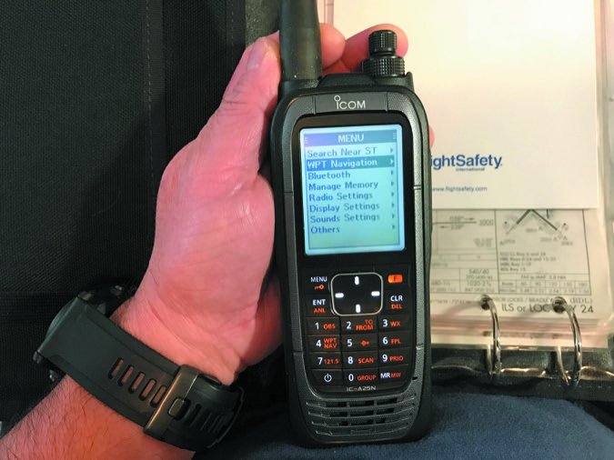 icom a25n in hand