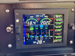 JPI engine monitor display
