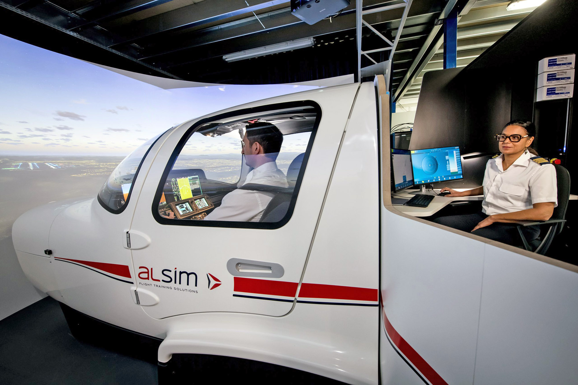 An integral part of Cirrus initial and recurrent training is the use of realistic simulators. In March of this year, manufacturer ALSIM announced that it had just delivered the first two of its ALSIM ALSR G7 simulators to Cirrus for use in its Cirrus Training Centers (ALSIM photo).