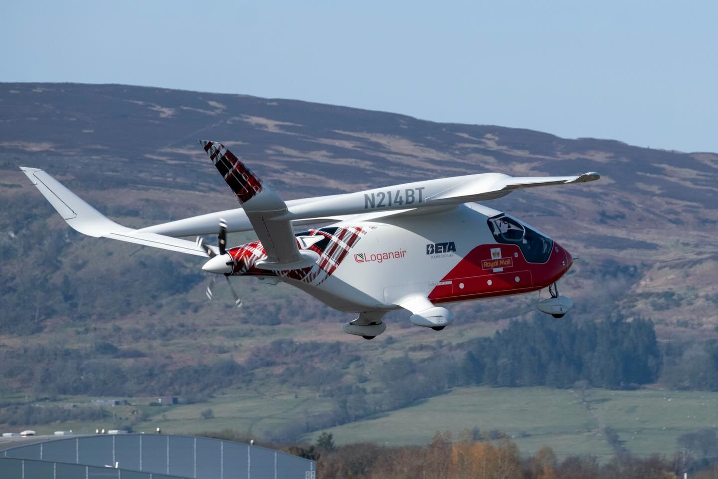 Beta Technologies Alia electric airplane.