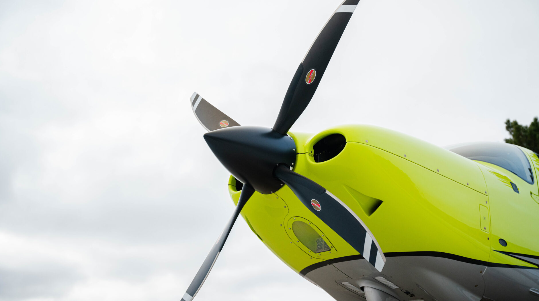 Cirrus aircraft with four-blade prop upgrade.